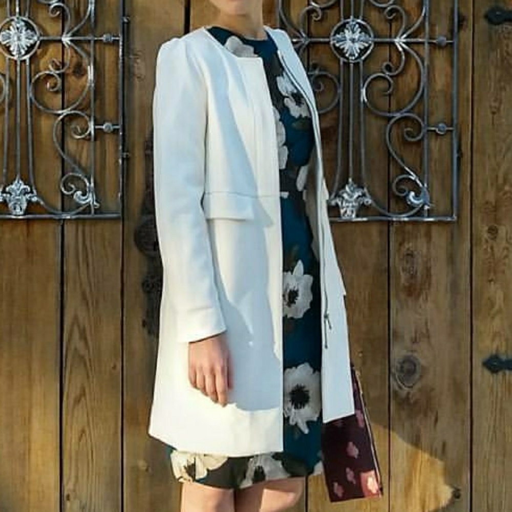 White summer coat H&M size 4